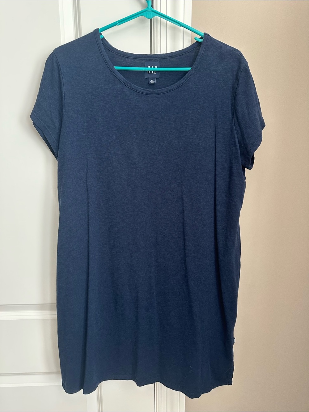 GAP Women's Navy Short Sleeve Crew Dress